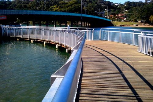 composite decking South Brisbane walkway