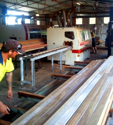 spotted gum timber cutting