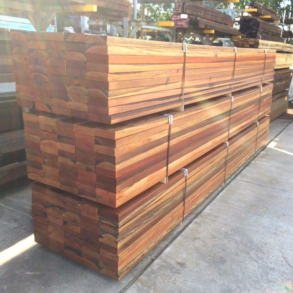 hardwood timber sleepers South Brisbane milled wood