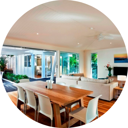 timber Decking Brisbane - living and dining room